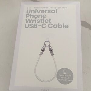 Universal Phone Wristlet USB-C Cable/ charging cable